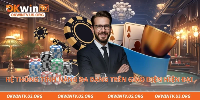 Hệ thống tính năng đa dạng trên giao diện hiện đại mới